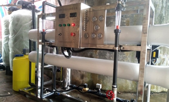 养殖场井水净化设备 4吨每小时 反渗透 纯净水设备