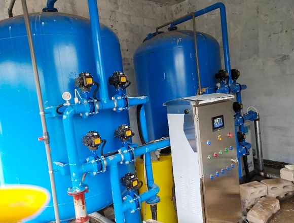 罗城立新村20吨压力式一体化净水设备