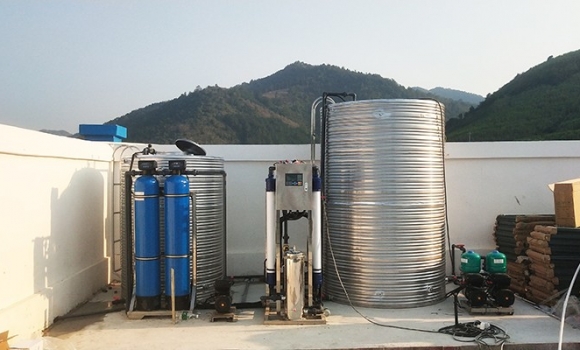 百色田林光伏发电站2吨超滤净水设备工程