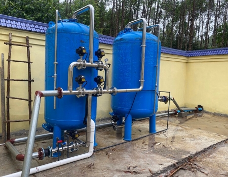 贵港市三六村10吨压力式一体化净水设备