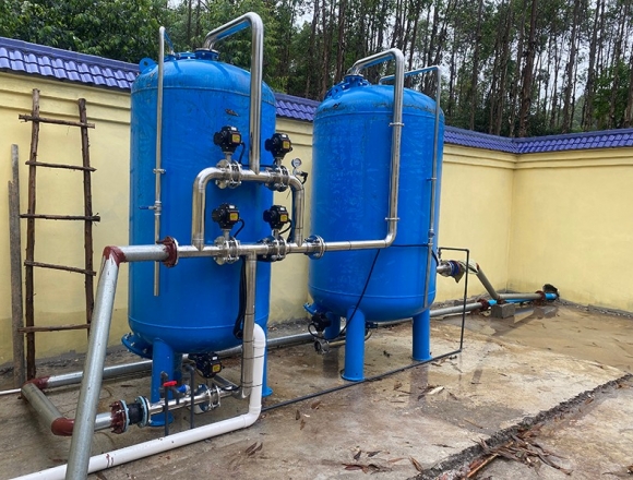 贵港市三六村10吨压力式一体化净水设备
