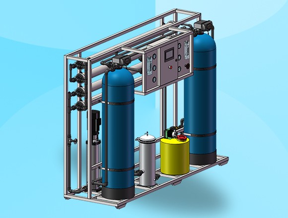 2T/H(每小时出水2吨)反渗透净水设备