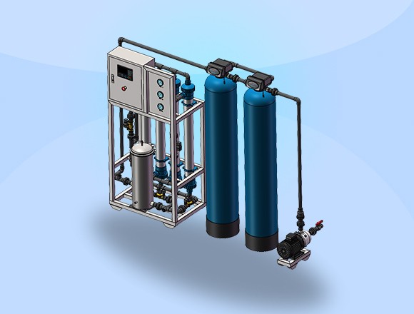 2T/H(每小时出水2吨)超滤净水设备